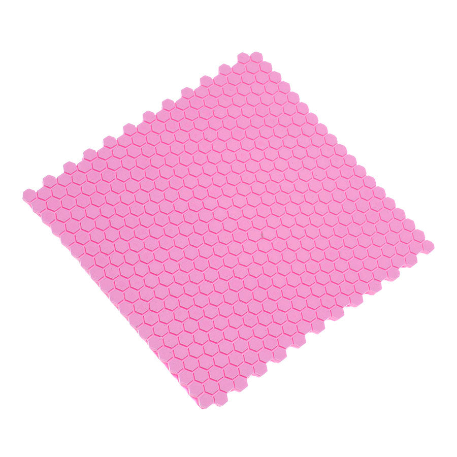 cake texture sheet - hex beehive honeycomb plate silicone mold