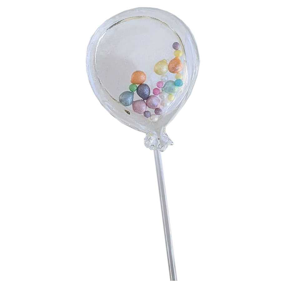 shaker lollipop rattle - balloon shape silicone mold