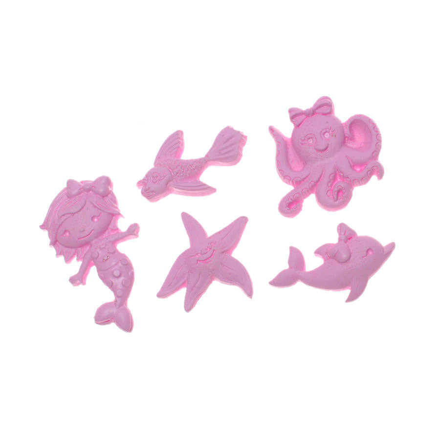 mermaid octopus starfish whale fish silicone mold