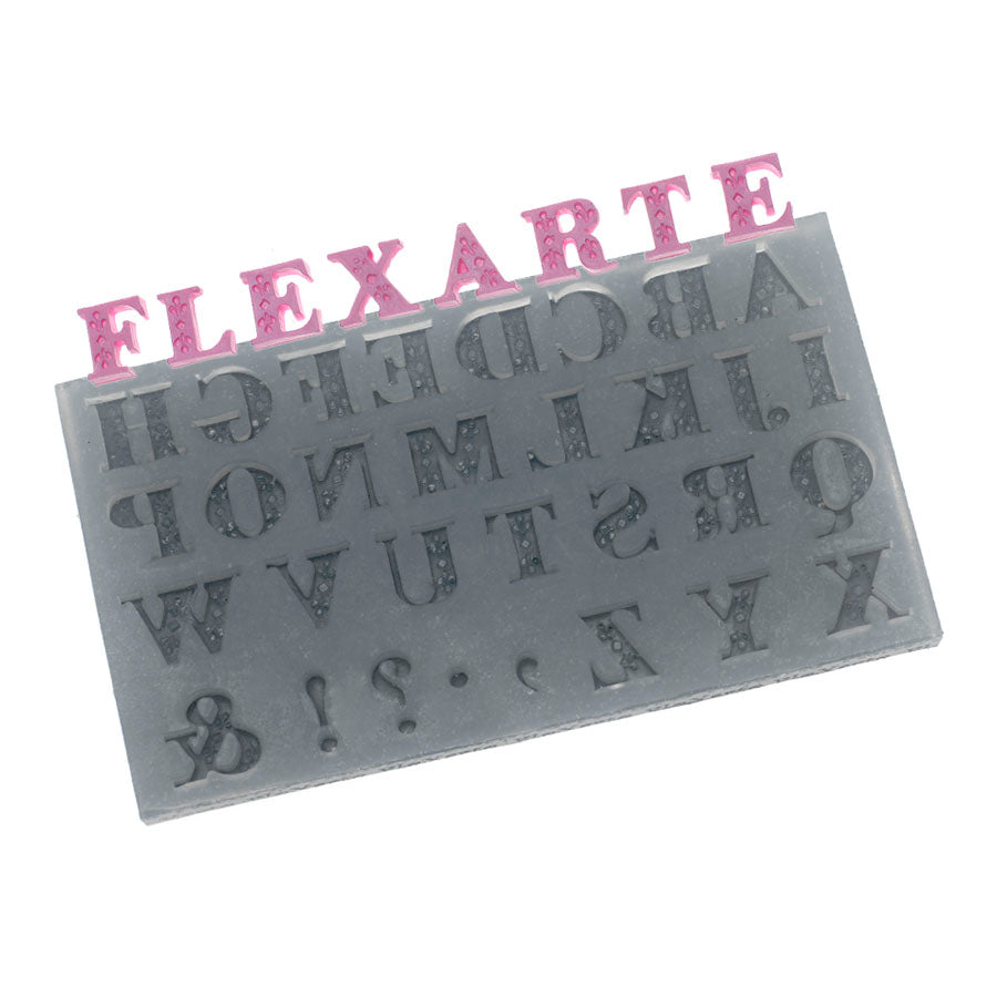 SelfTek Number 0-9 & Alphabet A-Z Silicone Fondant Number/Letter