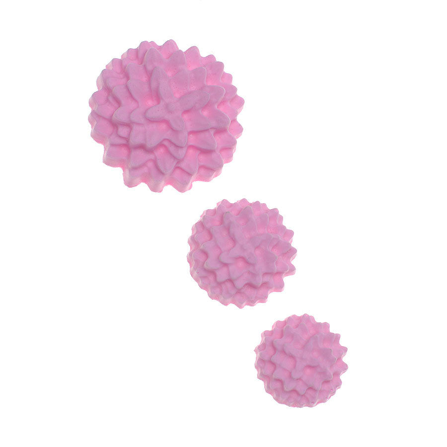 small conelly flower trio silicone mold - cookies mold