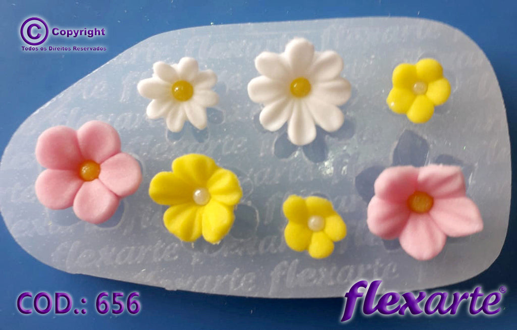 small eva flowers silicone mold spring mold