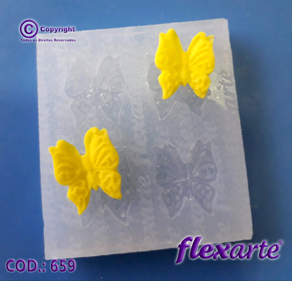 ocean butterflies silicone mold