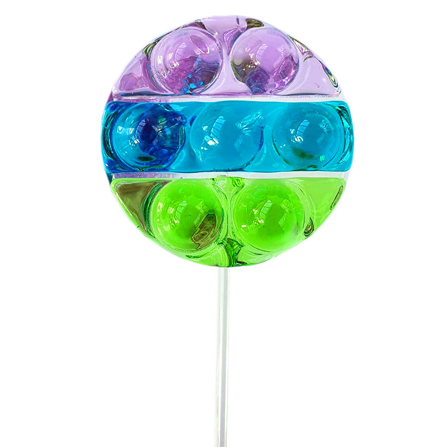 fidget toy lollipop mold - circle round shape ø 2.36" pop it mold
