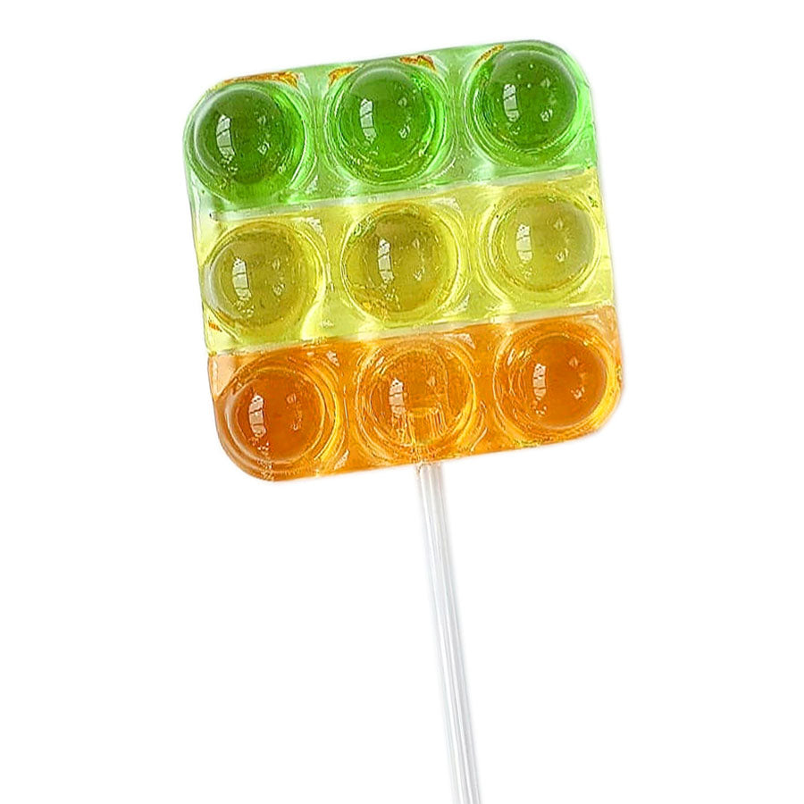 fidget toy lollipop mold - square shape pop it mold