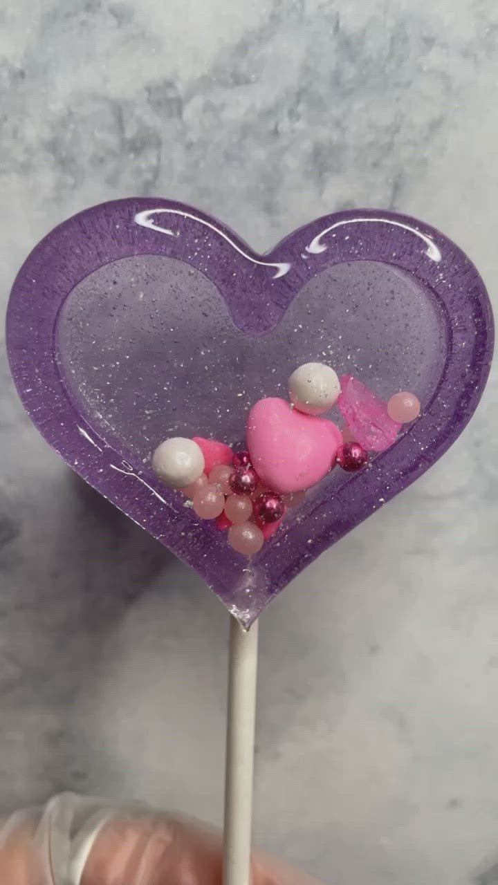Love Chocolate Silicone Mold Diy Handmade Lollipop Mold Heart