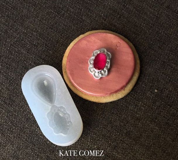 gem drop jewelry silicone mold