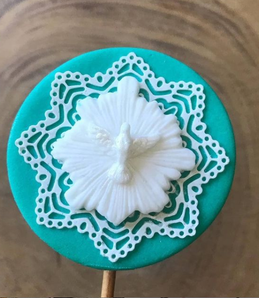 small cookie lace silicone mold