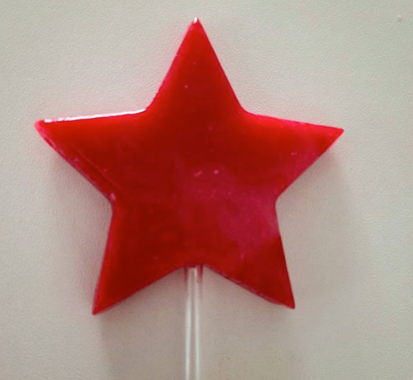 star lollipop silicone mold