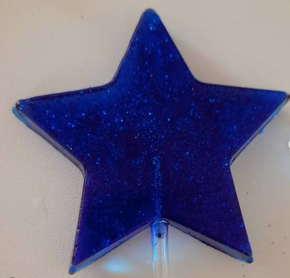 star lollipop silicone mold