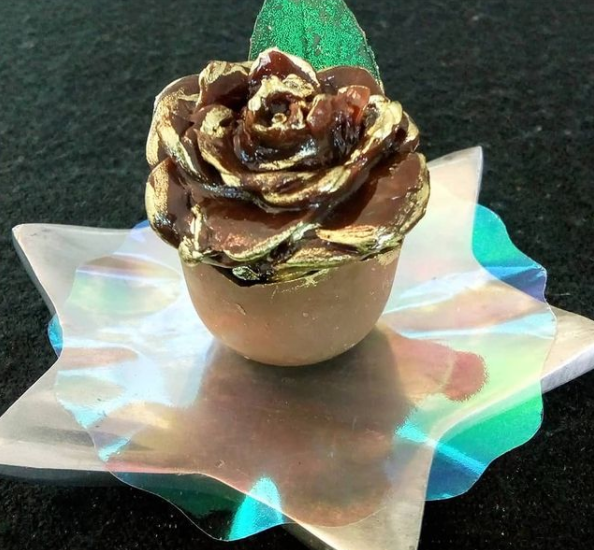 small 3d bloom rose flower shape silicone mold