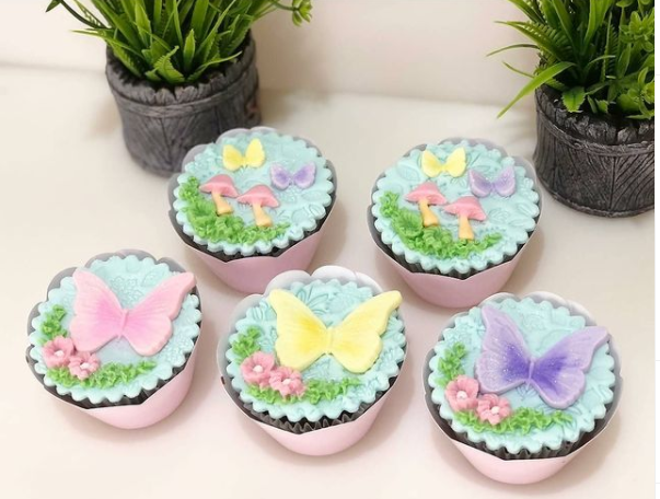 small and big butterflies silicone mold - fondant mold cake cupcake decoration chocolate baking mold