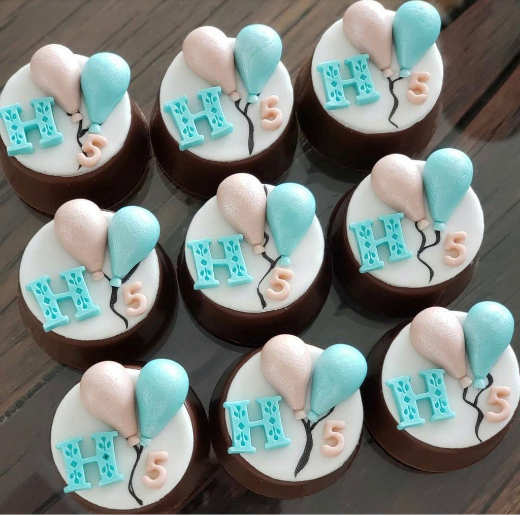 decorated alphabet - small silicone mold
