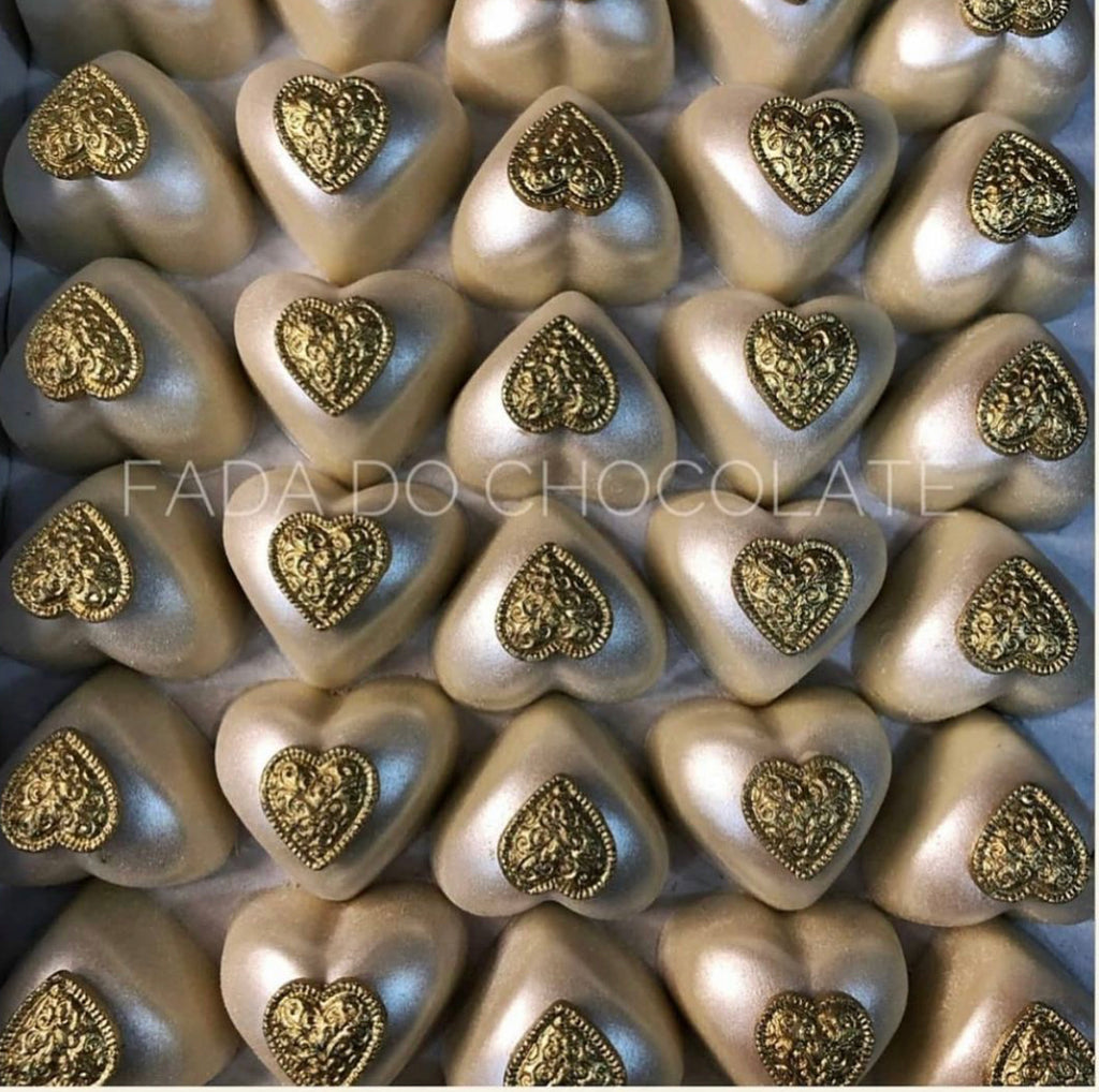 mini love hearts button silicone mold - 3 shapes
