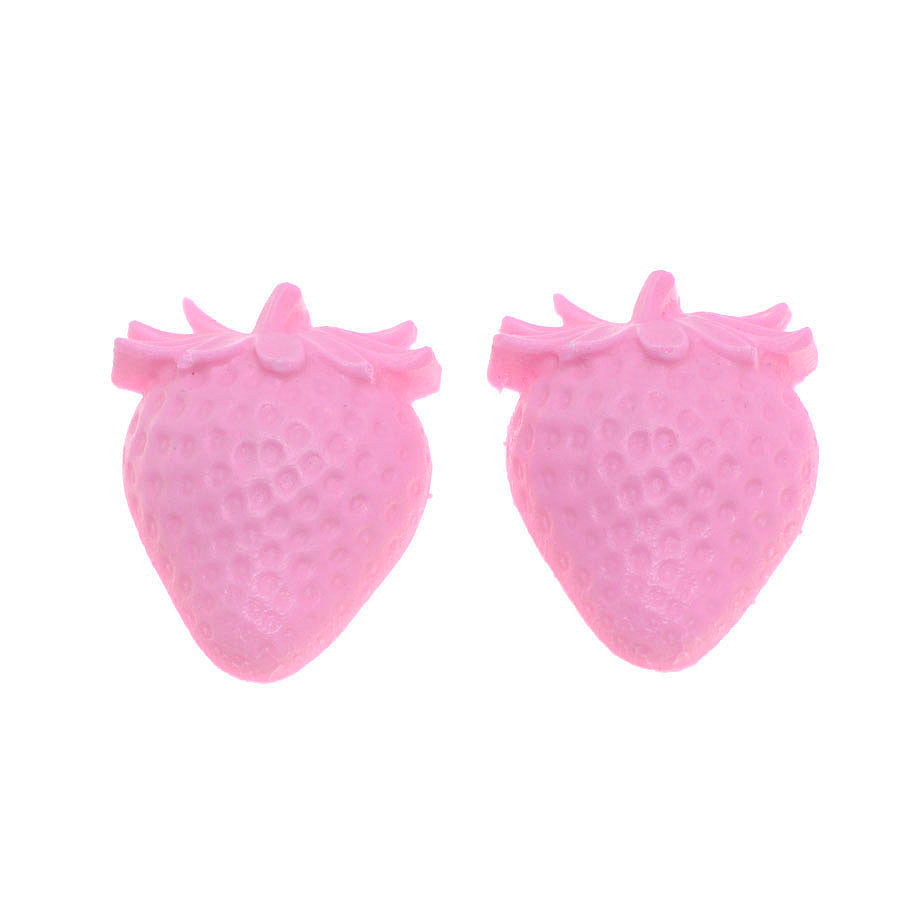 strawberry fruit cupcake topper silicone mold - strawberries - fondant mold cake cupcake decoration chocolate baking mold