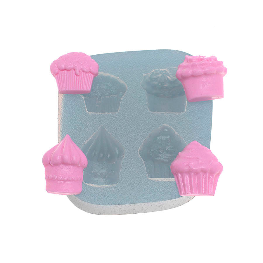 mini cupcake set silicone mold